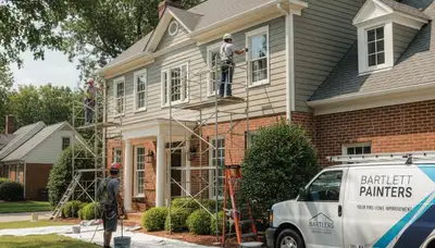Painting contractors in Memphis, TN applying professional interior and exterior paint services