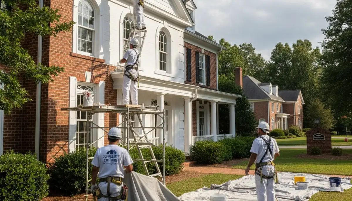 Memphis, TN painting team applying professional interior paint for a home improvement project