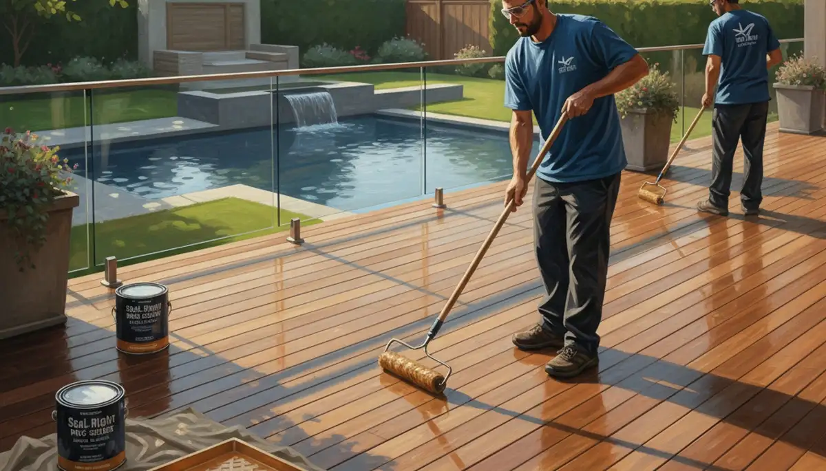 Memphis, TN deck sealing by Memphis Paint Pros for wood protection against humidity and UV damage