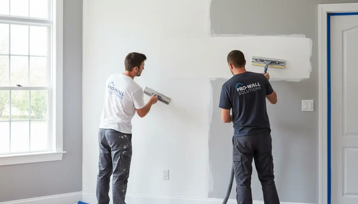 Memphis, TN painters repairing drywall cracks and holes for a smooth wall finish