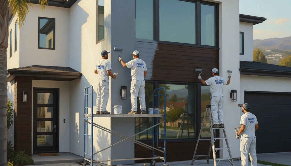 Exterior house painting in Memphis, TN by Memphis Paint Pros on a residential home exterior