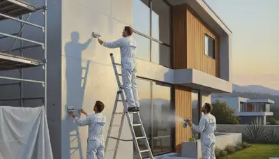 Memphis, TN house painters refreshing exterior siding for a durable, professional finish
