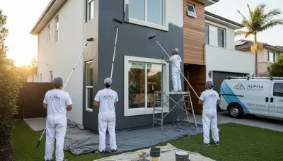 Memphis, TN painting crew providing house painting services for local homes