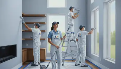 Interior house painting in Memphis, TN by Memphis Paint Pros for smooth, durable room finishes