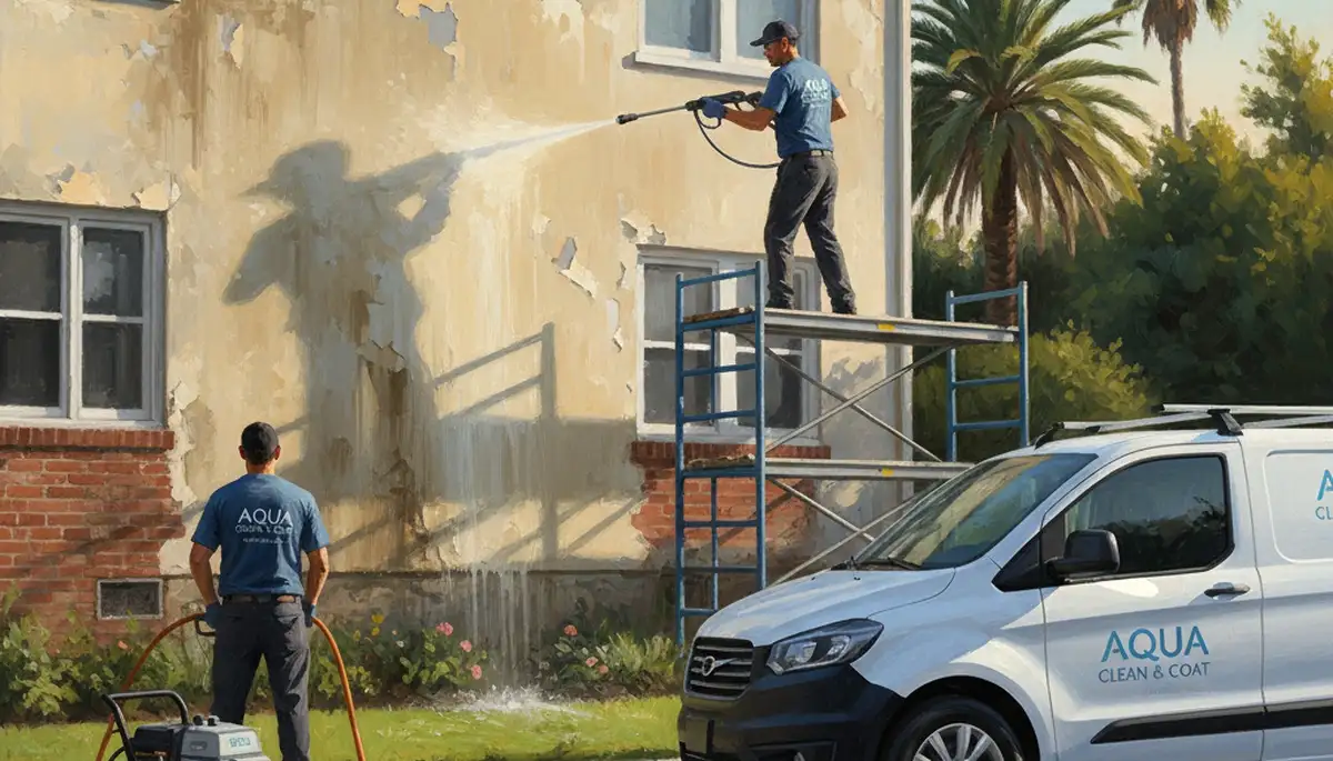 Memphis, TN pressure cleaning service removes mildew and grime from home exterior