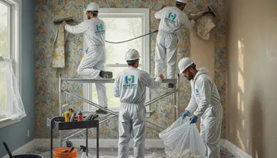Memphis, TN wallpaper removal service for careful stripping of older walls and humid-climate homes